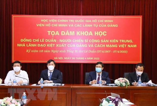 Tọa đàm khoa học “TBT Lê Duẩn - Người chiến sĩ cộng sản kiên trung, nhà lãnh đạo kiệt xuất của Đảng và cách mạng VN“ - ảnh 1