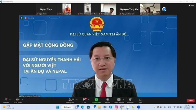 Đại sứ quán Việt Nam tổ chức gặp mặt bà con kiều bào tại Ấn Độ và Nepal - ảnh 1