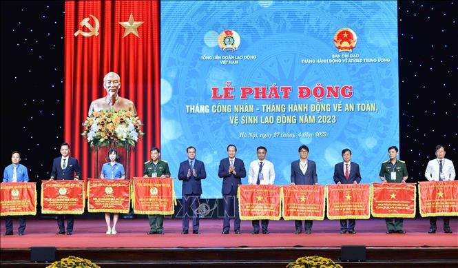 Phát động Tháng Công nhân - Tháng hành động An toàn, vệ sinh lao động năm 2023 - ảnh 1