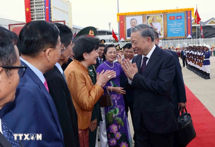 Chủ tịch nước Tô Lâm kết thúc tốt đẹp chuyến thăm cấp Nhà nước tới Campuchia - ảnh 1