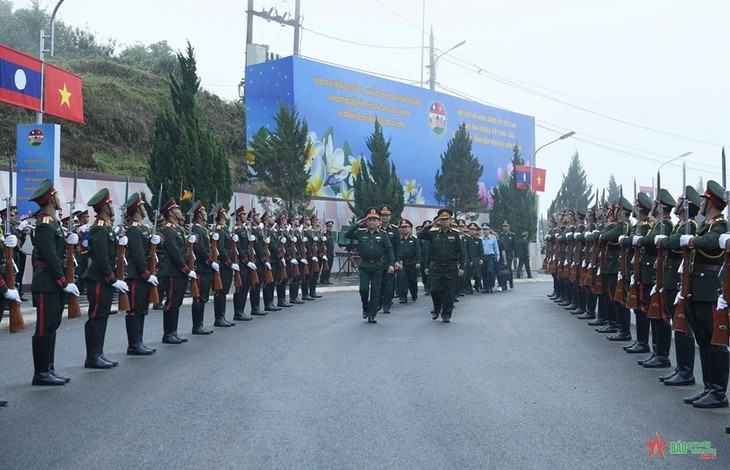  Tổng duyệt Giao lưu hữu nghị Quốc phòng biên giới Việt Nam - Lào lần thứ 2  - ảnh 1