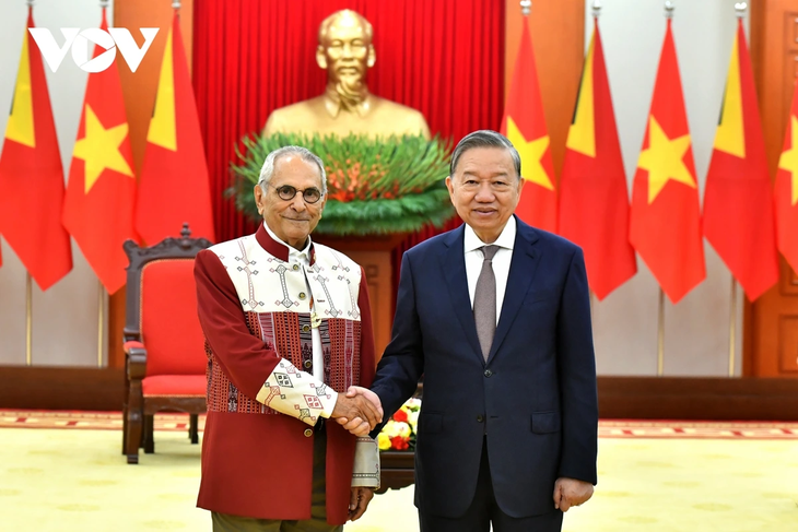 Tổng Bí thư Tô Lâm tiếp Tổng thống Timor-Leste Jose Ramos-Horta - ảnh 1