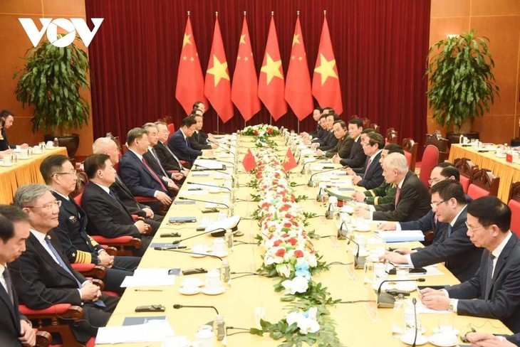 Thủ tướng Phạm Minh Chính hội kiến Tổng Bí thư, Chủ tịch nước Tập Cận Bình - ảnh 2