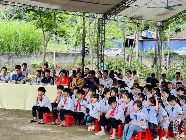 Khởi công xây dựng điểm trường Đá Đỏ - Rút ngắn quãng đường đến trường cho trẻ em vùng cao - ảnh 7