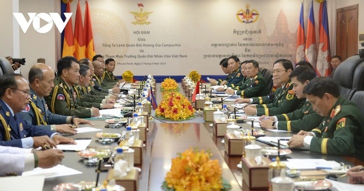 Củng cố quan hệ hợp tác quốc phòng Việt Nam - Campuchia - ảnh 2