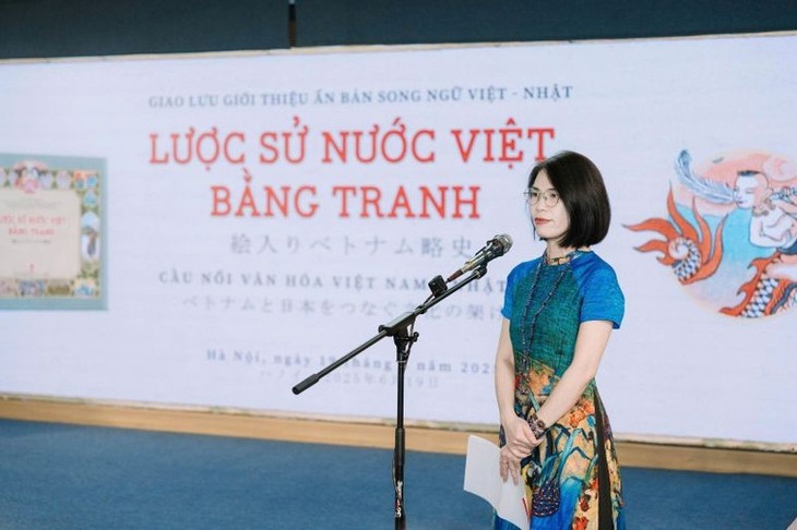 Lược sử nước Việt bằng tranh đến với thế hệ trẻ gốc Việt tại Nhật Bản  - ảnh 5