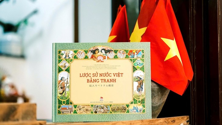 Lược sử nước Việt bằng tranh đến với thế hệ trẻ gốc Việt tại Nhật Bản  - ảnh 2