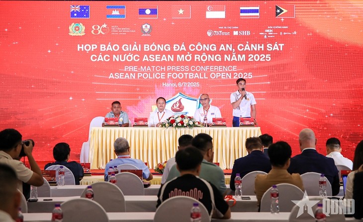 Giải bóng đá Công an - Cảnh sát ASEAN mở rộng 2025 - ảnh 1