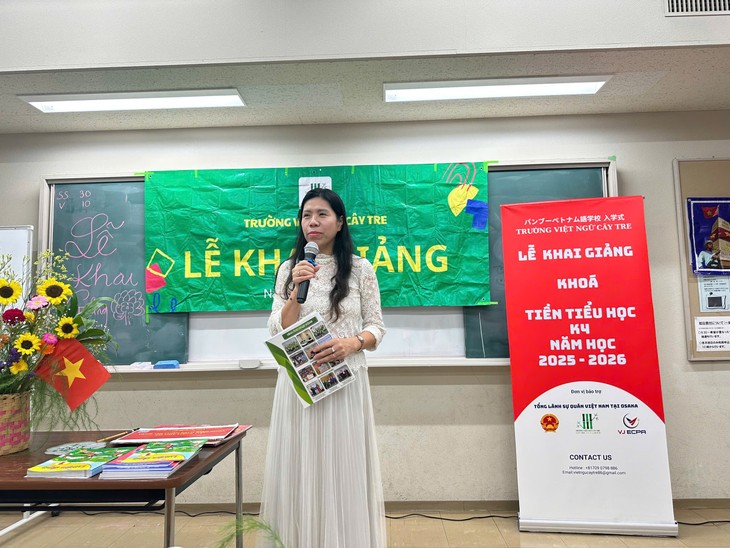 Khai giảng trạm trường Sakai: Tiếp tục lan tỏa tình yêu tiếng Việt trong cộng đồng kiều bào tại Kansai - ảnh 2