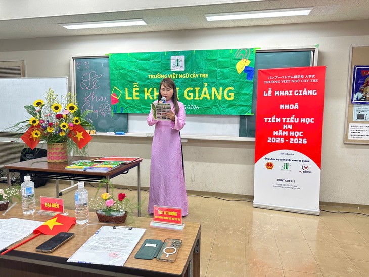Khai giảng trạm trường Sakai: Tiếp tục lan tỏa tình yêu tiếng Việt trong cộng đồng kiều bào tại Kansai - ảnh 3