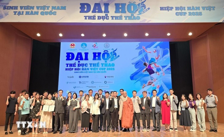 Sôi động Đại hội thể dục thể thao sinh viên Việt Nam tại Hàn Quốc - ảnh 1