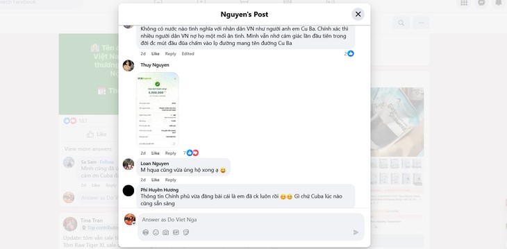 Kiều bào Australia ủng hộ người dân Cuba - ảnh 2