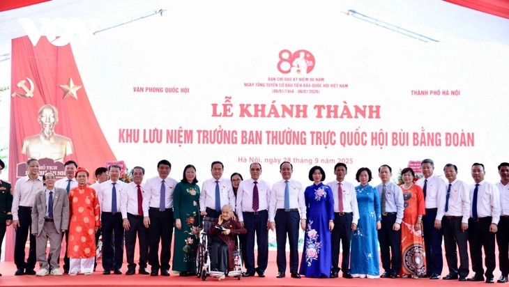 Chủ tịch Quốc hội Trần Thanh Mẫn dự Lễ khánh thành Khu lưu niệm Trưởng Ban Thường trực Quốc hội khóa I Bùi Bằng Đoàn - ảnh 1