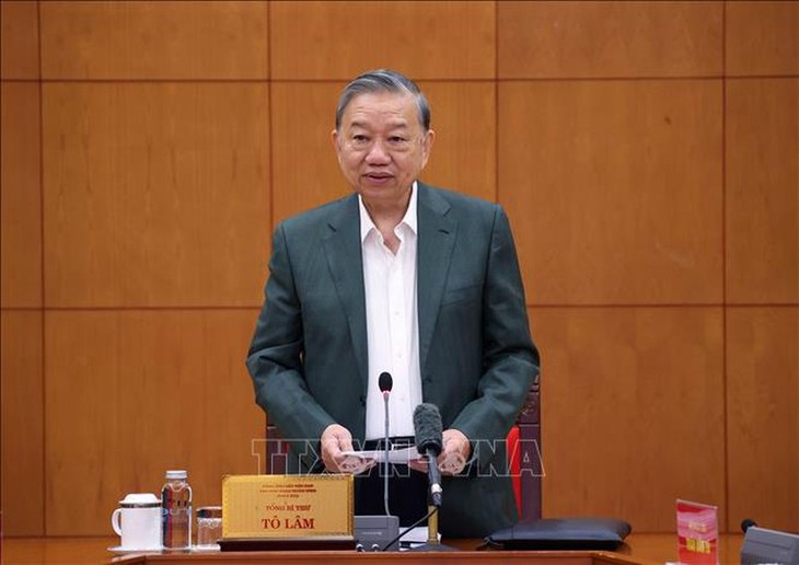 Tổng Bí thư Tô : Chuẩn bị thật tốt các điều kiện để tổ chức thành công Đại hội XIV - ảnh 2