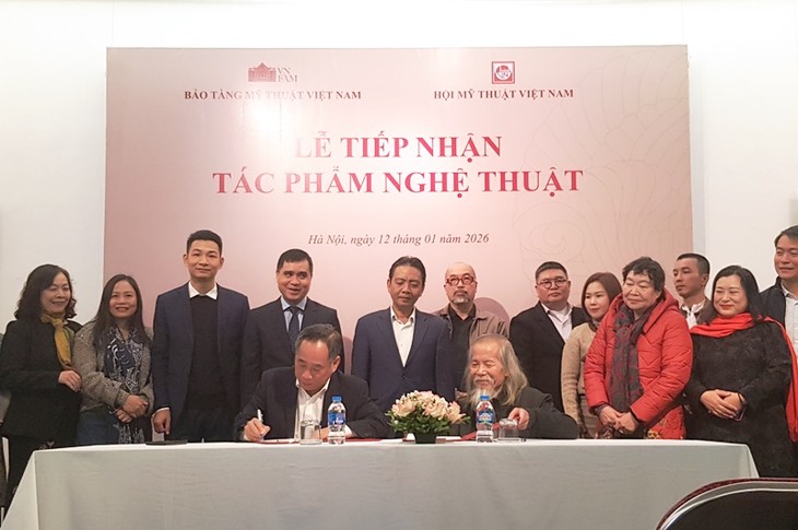 Bảo tàng Mỹ thuật Việt Nam tiếp nhận gần 1.000 tác phẩm, quy mô lớn nhất từ trước tới nay - ảnh 1