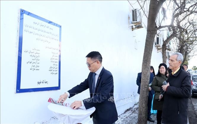 Tưởng niệm các nhà báo Việt Nam và Algeria hy sinh năm 1974 - ảnh 1