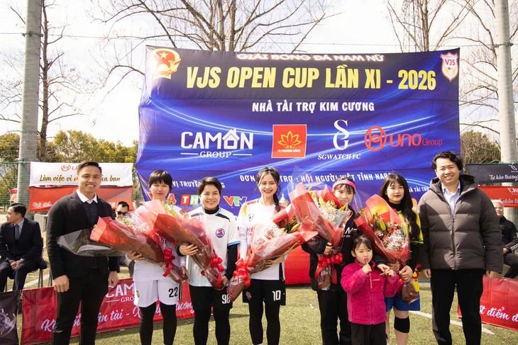 Sôi động Giải bóng đá VJS Open Cup của cộng đồng người Việt tại Nhật Bản - ảnh 3