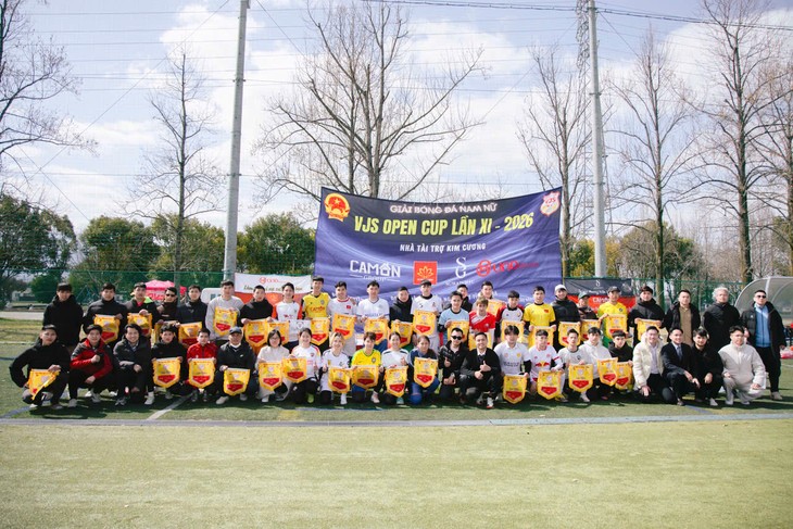 Sôi động Giải bóng đá VJS Open Cup của cộng đồng người Việt tại Nhật Bản - ảnh 1