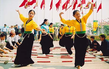 Busana wanita etnis minoritas daerah pegunungan di Vietnam Utara - ảnh 8