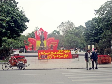 Pemandangan kota Hanoi sebelum Hari Raya Tet  - ảnh 8