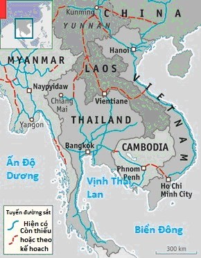 Jalan kereta-api Tiongkok-ASEAN beraktivitas - ảnh 1