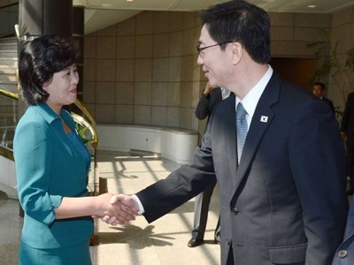 Amerika Serikat menyambut permufakatan antara dua bagian negeri Korea - ảnh 1