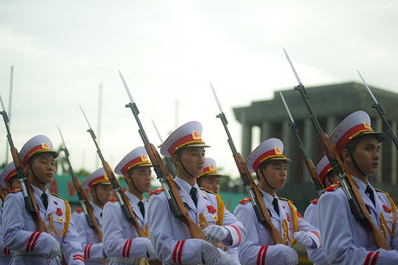 Upacara bendera di kepulauan Truong Sa - ảnh 3