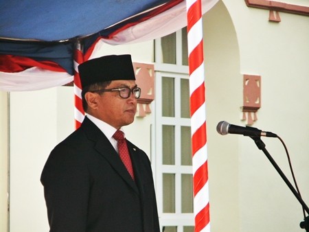 Upacara pengibaran bendera memperingati HUT ke- 68 Hari Kemerdekaan RI di Hanoi - ảnh 5