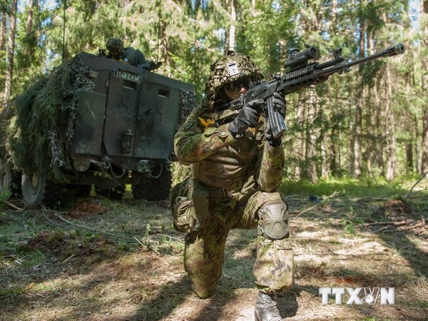 NATO melakukan latihan perang paling besar tahun 2014 - ảnh 1