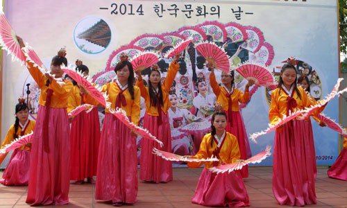 Hari kebudayaan Republik Korea 2014 di propinsi Thai Nguyen - ảnh 1