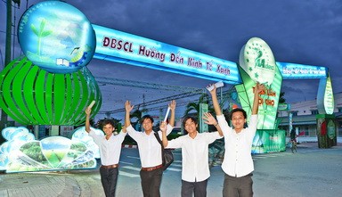 Daerah dataran rendah sungai Mekong menuju ke produksi hijau yang berkesinambungan - ảnh 1