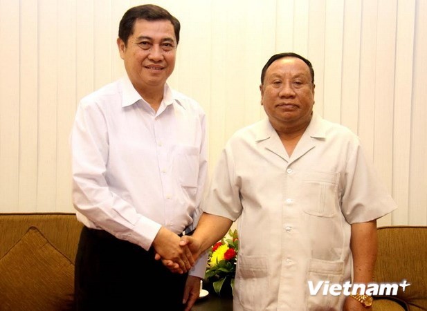 Vietnam dan Laos memperkuat pekerjaan etnis - ảnh 1