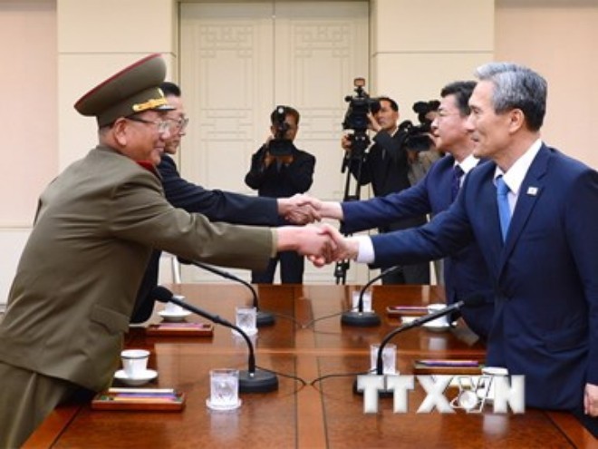 Perundingan tingkat tinggi antar-Korea memasuki hari ketiga - ảnh 1