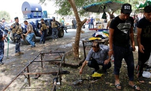 IS berdiri di belakang serangan bom bunuh diri di Baghdad - ảnh 1