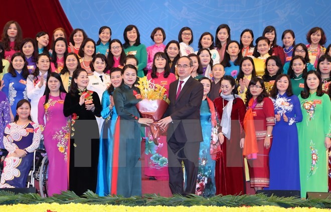 Penutupan Kongres Nasional ke-XII Federasi Wanita Vietnam - ảnh 1