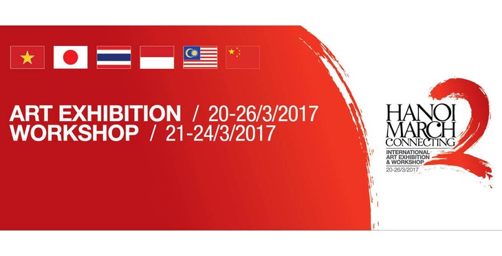 Pameran seni “Hanoi March Connecting 2” tahun 2017 - ảnh 1