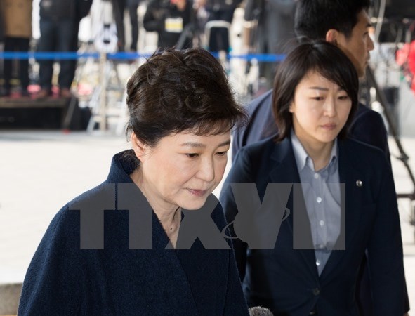 Interogasi terhadap mantan Presiden Republik Korea, Park Geun-hye  telah berakhir - ảnh 1