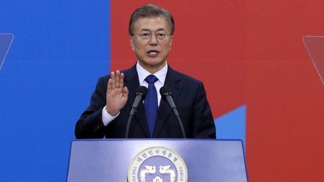  Republik Korea: Presiden Moon Jae-in menegaskan kembali komitmen akan menyelesaikan revisi UUD - ảnh 1