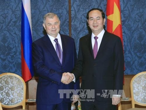  Presiden Vietnam, Tran Dai Quang berkunjung di kota Saint Peters Burg, Federasi Rusia - ảnh 1