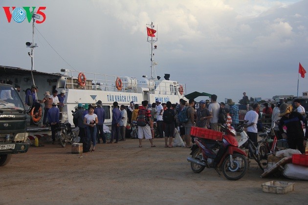  Kehidupan sehari hari di kabupaten pulau Ly Son - ảnh 2