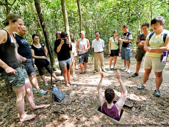 Terowongan Cu Chi di Kota Ho Chi Minh, Vietnam Selatan - ảnh 1