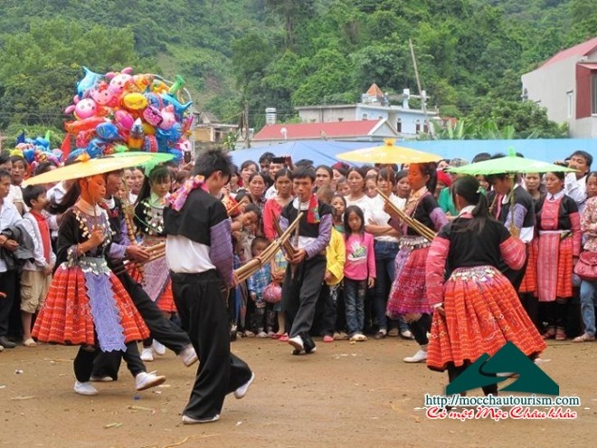 Moc Chau (propinsi Son La):  Hari Pesta Budaya Etnis-Etnis tahun 2017 dimulai - ảnh 1