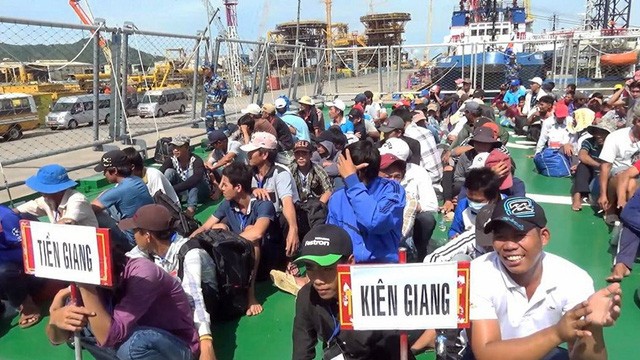  Ba Ria-Vung Tau: menerima 239 nelayan Vietnam yang diserahkan fihak Pemrintah Indonesia - ảnh 1