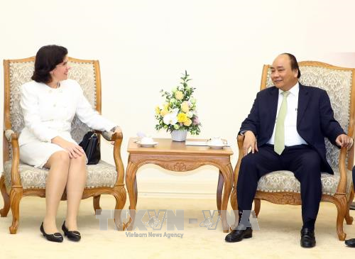  PM Nguyen Xuan Phuc menerima Dubes Kuba, Lianys Torres Riveram - ảnh 1