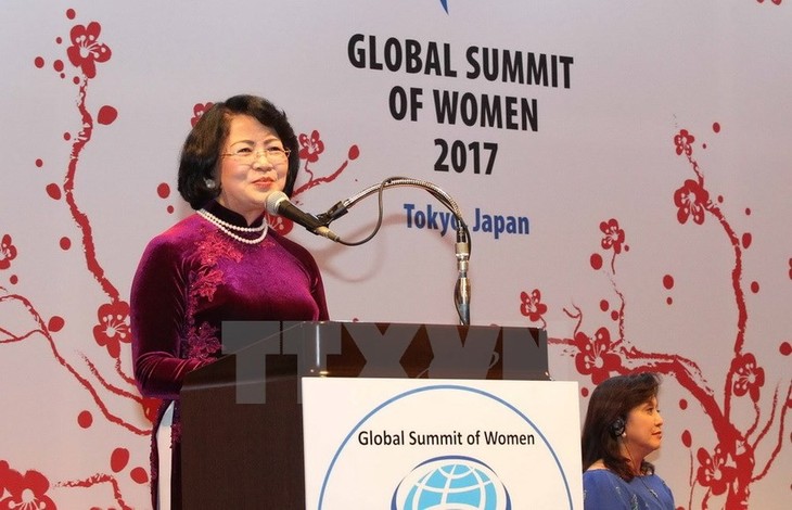 Aktivitas –aktivitas Wapres Vietnam, Dang Thi Ngoc Thinh di sela-sela KTT Wanita Global - ảnh 1