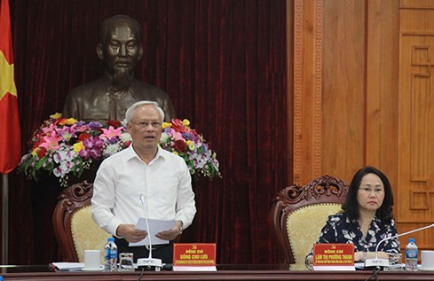 Departemen Pengarahan KS tentang pencegahan dan pemberantasan korupsi melakukan temu kerja dengan Komite Partai Komunis, Provinsi Lang Son - ảnh 1