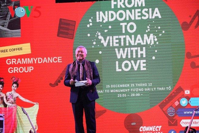 Bergelora malam musik “From Indonesia to Vietnam with Love” di Kota Hanoi - ảnh 1