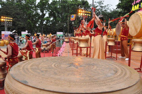 Hue festival's percussion performance  - ảnh 10