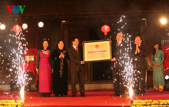 Temple of Literature becomes Special National Relic - ảnh 1