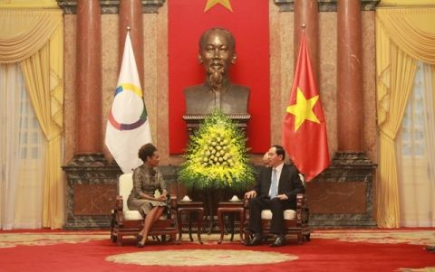 President receives Secretary General of the Francophonie  - ảnh 1